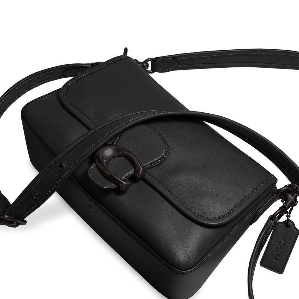 BNWT Coach soft tabby black/gunmetal